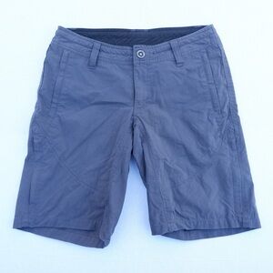 Kuhl Spire Hiking Short Womens Size 0 Gray Zip Pocket Cargo Outdoors Trekking